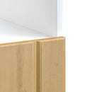 vidaXL sütő szekrény Lucca kézműves tölgy fűrészáru műfa