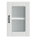 vidaXL Konyhai fali szekrény üvegajtóval Lucca fehér