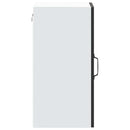 vidaXL Konyhai fali szekrény üvegajtóval Lucca fehér