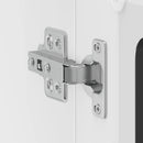 vidaXL Konyhai fali szekrény üvegajtóval Lucca fehér