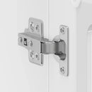 vidaXL Konyhai fali szekrény üvegajtóval Lucca magasfényű fehér