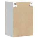 vidaXL Konyhai fali szekrény üvegajtóval Lucca sonoma tölgy