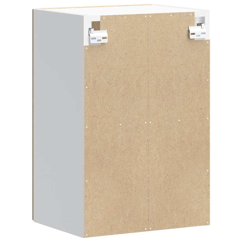 vidaXL Konyhai fali szekrény üvegajtóval Lucca sonoma tölgy