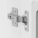 vidaXL Konyhai fali szekrény üvegajtóval Lucca betonszürke