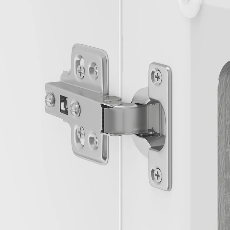 vidaXL Konyhai fali szekrény üvegajtóval Lucca szürke sonoma