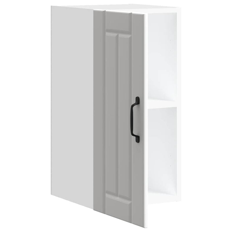 vidaXL konyhai fali szekrény Lucca fehér szerelt fa