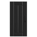 vidaXL Konyhai fali szekrény Lucca fekete szerelt fa