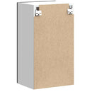 vidaXL Konyhai fali szekrény Lucca fekete szerelt fa