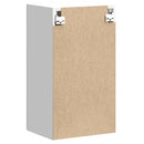 vidaXL konyhai fali szekrény Lucca magasfényű fehér szerelt fa