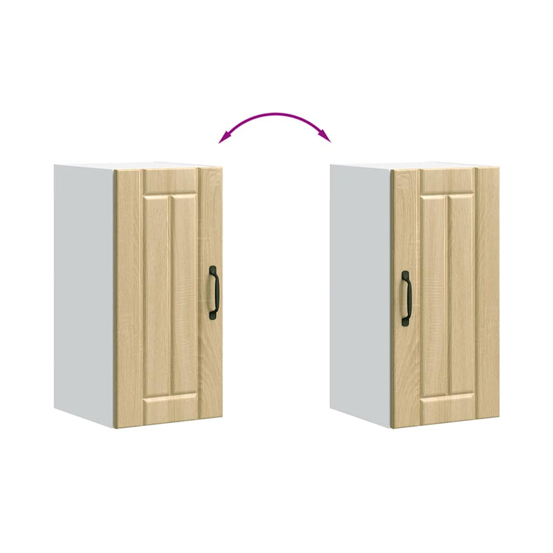 vidaXL konyhai fali szekrény Lucca sonoma tölgy szerelt fa