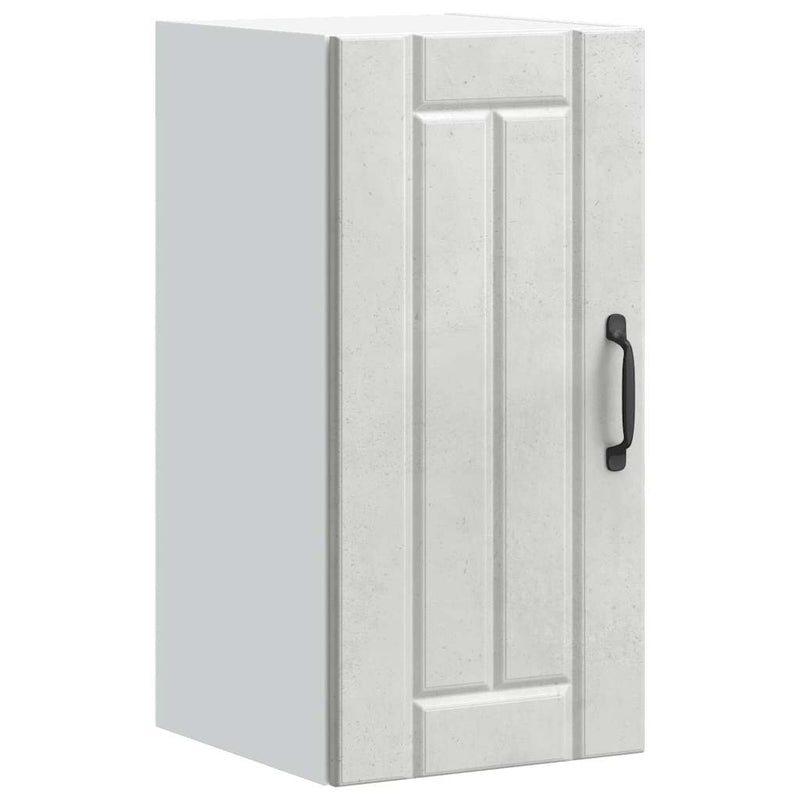 vidaXL konyhai fali szekrény Lucca betonszürke szerelt fa