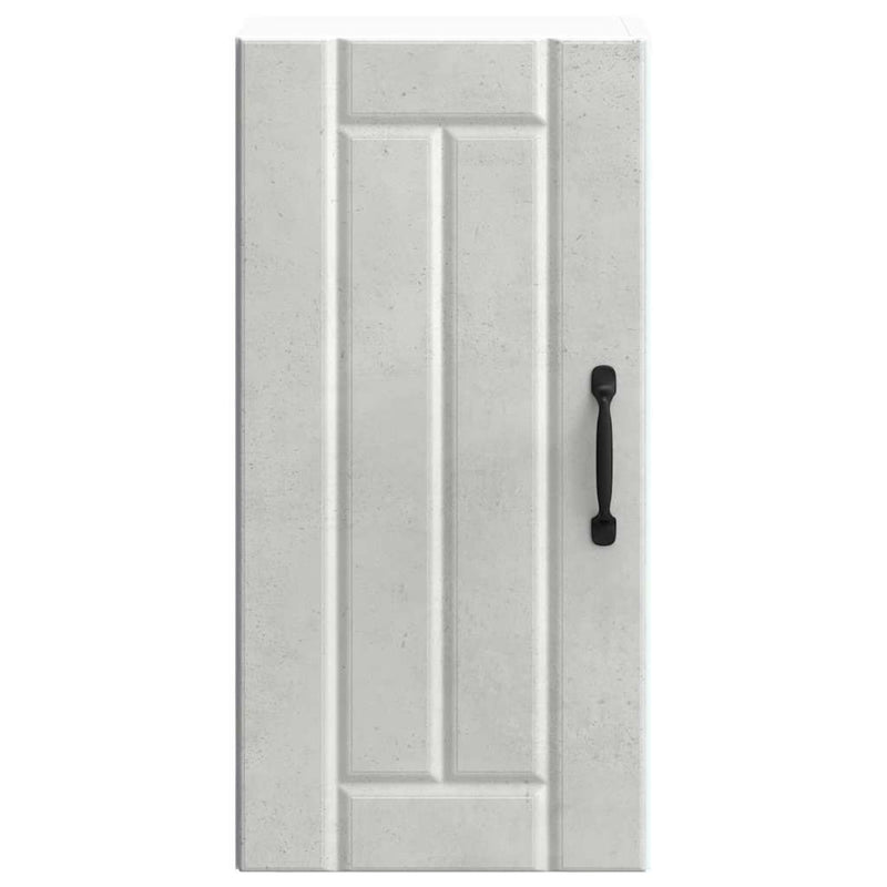 vidaXL konyhai fali szekrény Lucca betonszürke szerelt fa