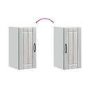 vidaXL konyhai fali szekrény Lucca szürke sonoma szerelt fa