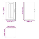 vidaXL konyhai fali szekrény Lucca antik fa szerelt fa