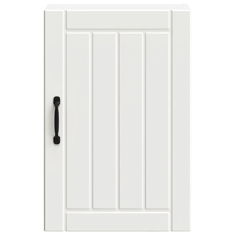 vidaXL konyhai fali szekrény Lucca fehér szerelt fa