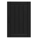 vidaXL Konyhai fali szekrény Lucca fekete szerelt fa