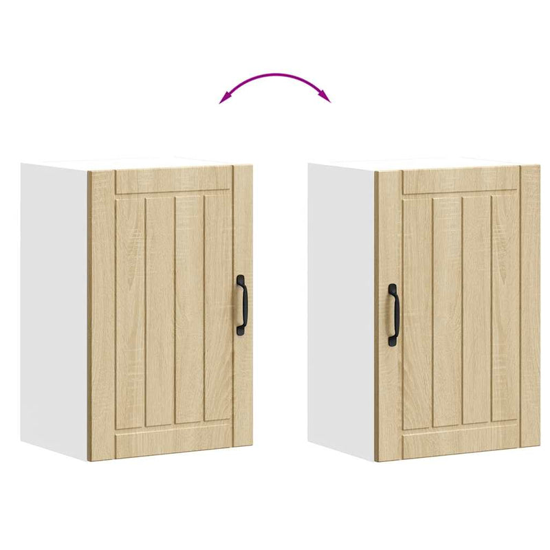 vidaXL konyhai fali szekrény Lucca sonoma tölgy szerelt fa