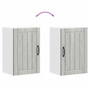 vidaXL konyhai fali szekrény Lucca szürke sonoma szerelt fa