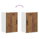 vidaXL konyhai fali szekrény Lucca antik fa szerelt fa