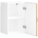 vidaXL konyhai fali szekrény Lucca kézműves tölgy szerelt fa