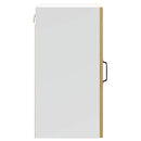 vidaXL konyhai fali szekrény Lucca kézműves tölgy szerelt fa