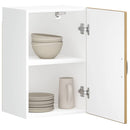 vidaXL konyhai fali szekrény Lucca kézműves tölgy szerelt fa