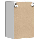 vidaXL Konyhai fali szekrény Lucca fekete szerelt fa