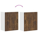 vidaXL konyhai fali szekrény Lucca füstölt tölgy szerelt fa