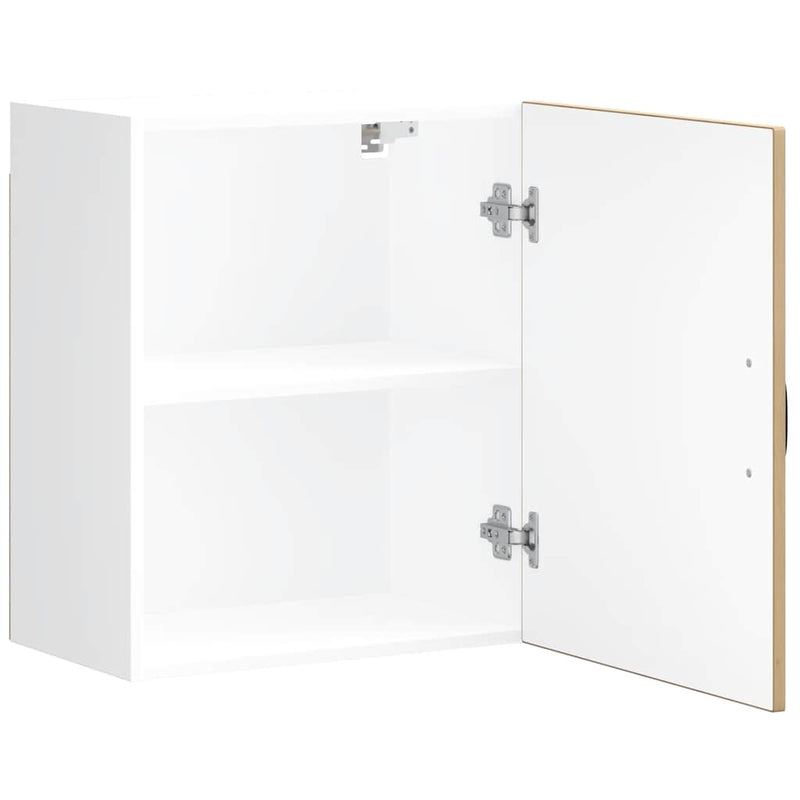 vidaXL konyhai fali szekrény Lucca kézműves tölgy szerelt fa