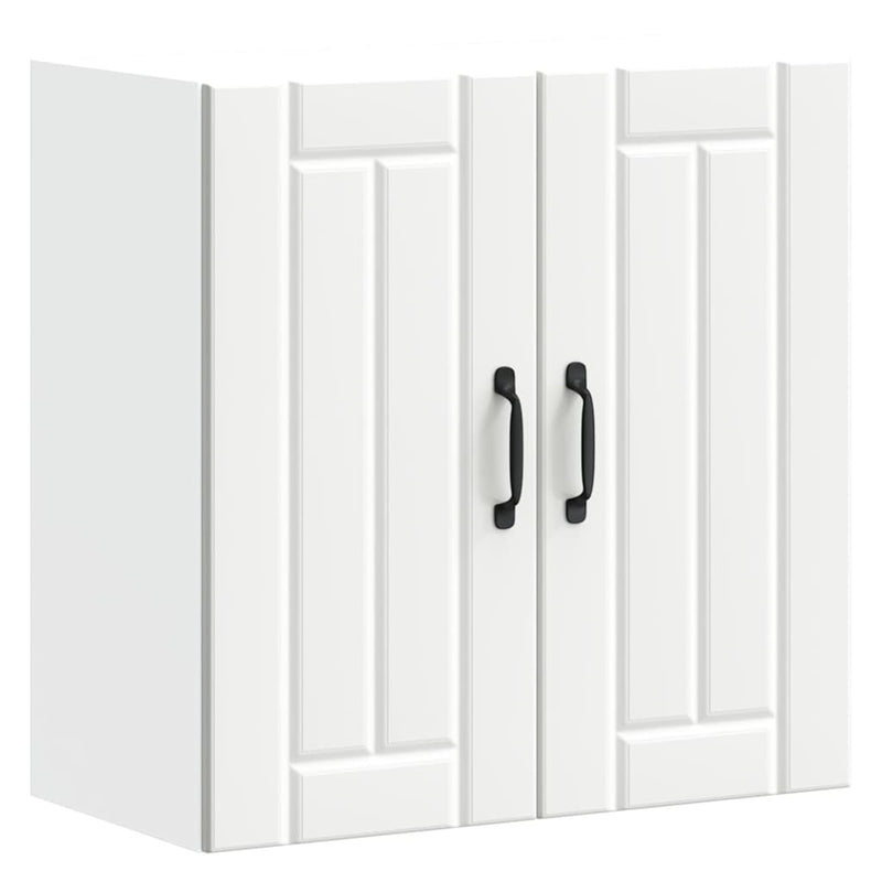 vidaXL konyhai fali szekrény Lucca fehér szerelt fa