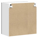 vidaXL Konyhai fali szekrény Lucca fekete szerelt fa