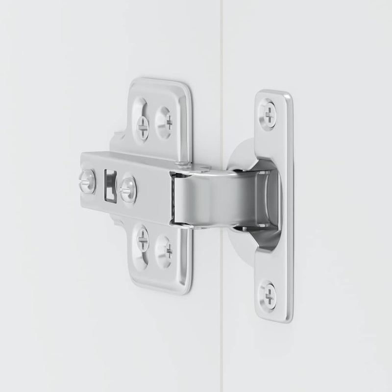 vidaXL konyhai fali szekrény Lucca magasfényű fehér szerelt fa