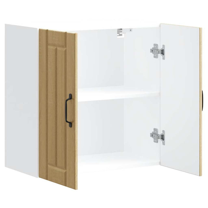 vidaXL konyhai fali szekrény Lucca sonoma tölgy szerelt fa