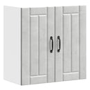 vidaXL konyhai fali szekrény Lucca betonszürke szerelt fa