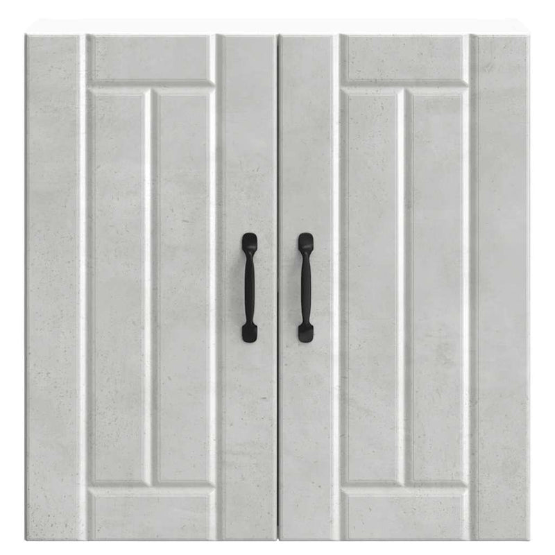 vidaXL konyhai fali szekrény Lucca betonszürke szerelt fa