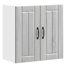 vidaXL konyhai fali szekrény Lucca szürke sonoma szerelt fa