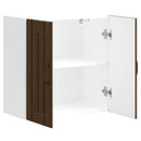 vidaXL konyhai fali szekrény Lucca barna tölgy szerelt fa