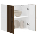 vidaXL konyhai fali szekrény Lucca barna tölgy szerelt fa