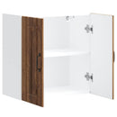 vidaXL konyhai fali szekrény Lucca antik fa szerelt fa