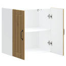 vidaXL konyhai fali szekrény Lucca kézműves tölgy szerelt fa