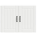 vidaXL konyhai fali szekrény Lucca fehér szerelt fa