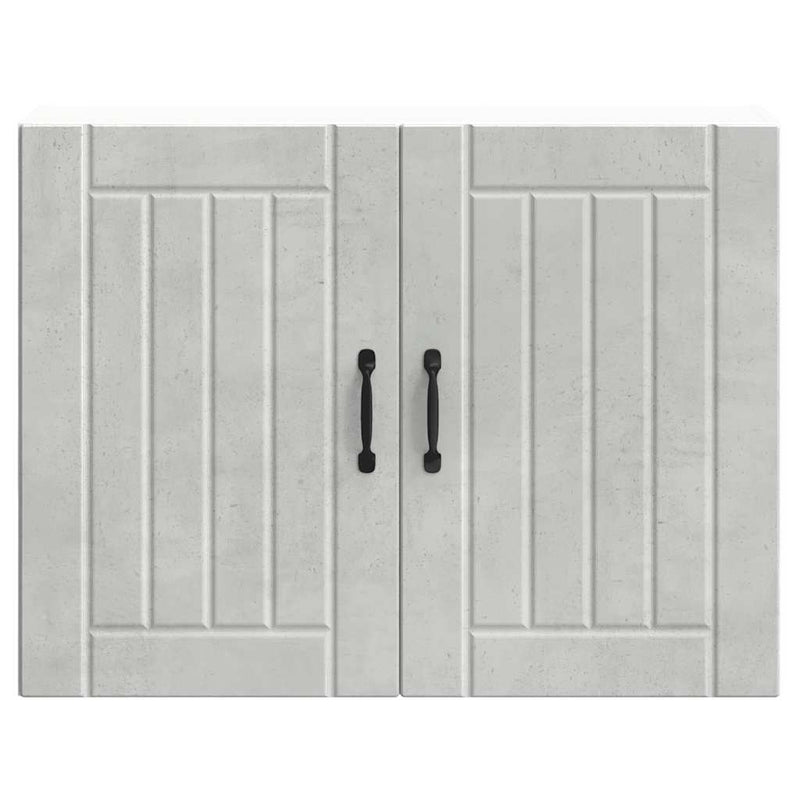 vidaXL konyhai fali szekrény Lucca betonszürke szerelt fa