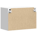 vidaXL konyhai fali szekrény Lucca fehér szerelt fa