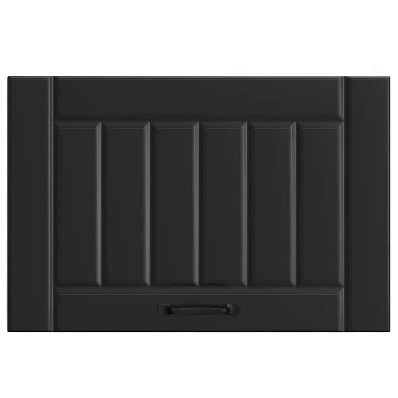 vidaXL Konyhai fali szekrény Lucca fekete szerelt fa