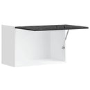 vidaXL Konyhai fali szekrény Lucca fekete szerelt fa