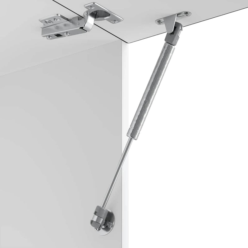 vidaXL Konyhai fali szekrény Lucca fekete szerelt fa