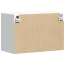 vidaXL konyhai fali szekrény Lucca magasfényű fehér szerelt fa