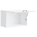 vidaXL konyhai fali szekrény Lucca magasfényű fehér szerelt fa