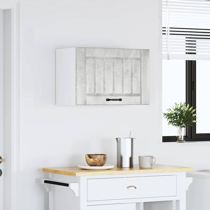 vidaXL konyhai fali szekrény Lucca betonszürke szerelt fa