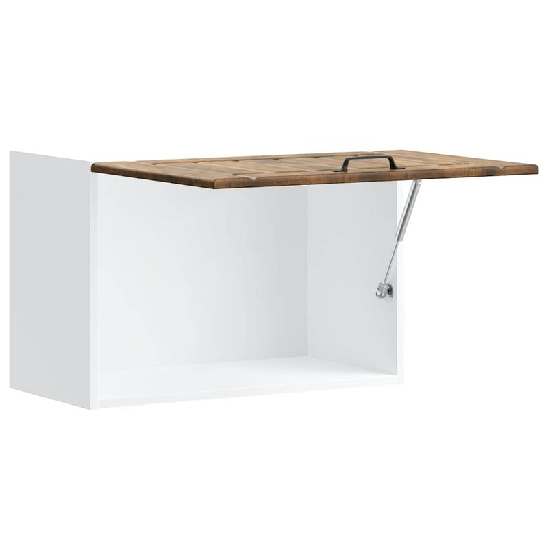 vidaXL konyhai fali szekrény Lucca füstölt tölgy szerelt fa